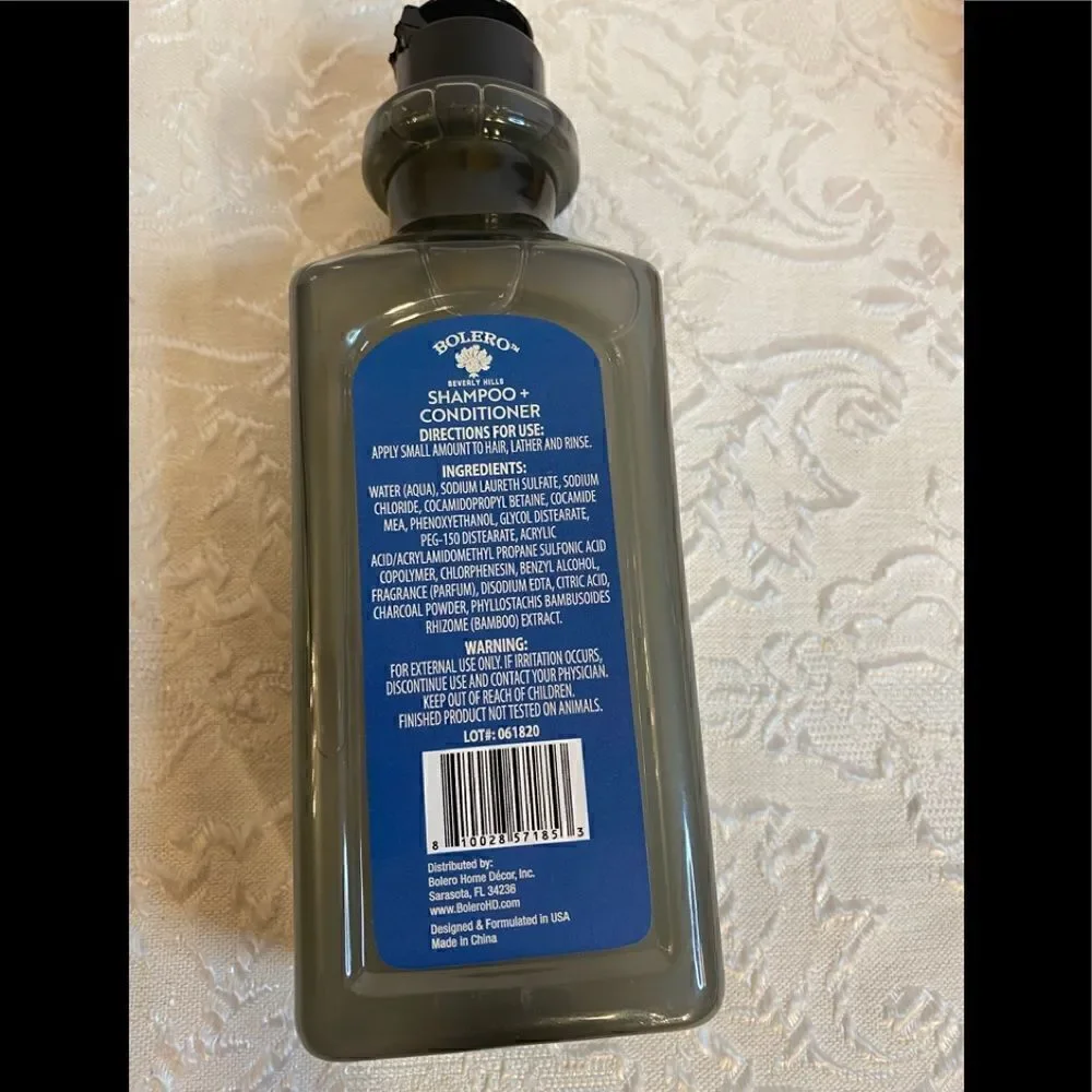 Bolero beverly Hills men’s shampoo